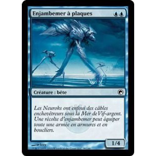 Magic The Gathering - Enjambemer À Plaques (Plated Seastrider) - Cicatrices De Mirrodin - Commune