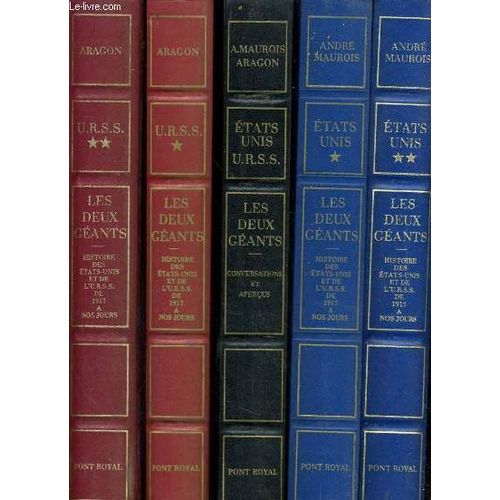 Les Deux Géants. Histoire Des Etats-Unis Et De L'u.R.S.S De 1917 À Nos Jours. 5 Tomes