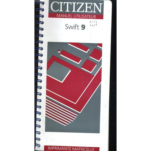 Citizen Swift 9. Manuel Utilisateur