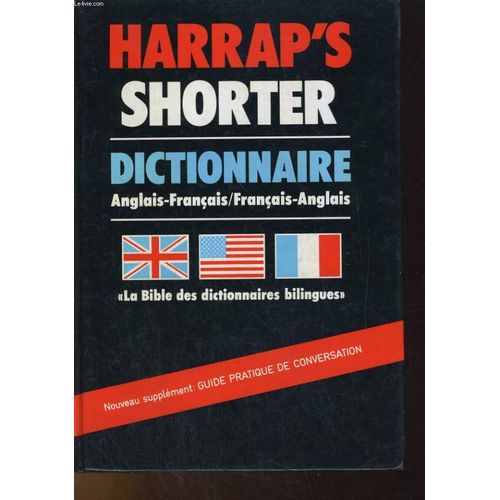 Harrap's Shorter. Dictionnaire Anglais - Francais / Francais - Anglais