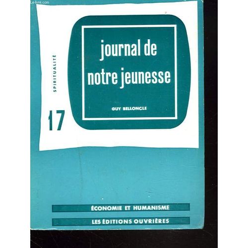 Journal De Notre Jeunesse