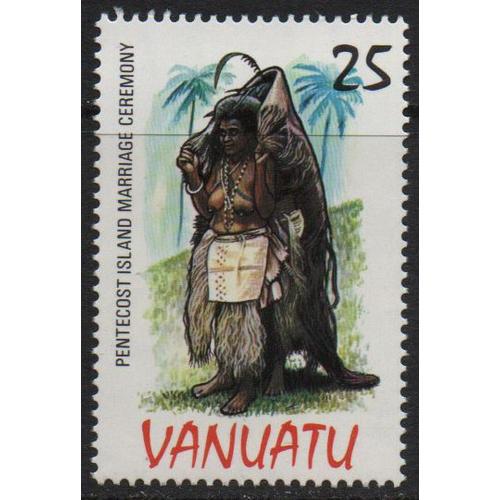 Vanuatu, Timbre-Poste Y & T N° 706, 1985 - Costume Traditionnel