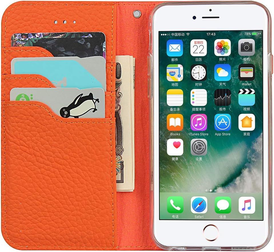 Iphone 6 Plus Coque,Iphone 6s Plus Coque,Premium Cuir Verita... - 3