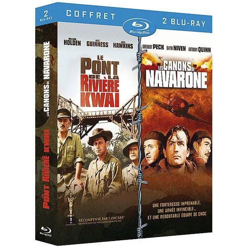Coffret Guerre - Le Pont De La Rivière Kwaï + Les Canons De Navarone - Pack - Blu-Ray