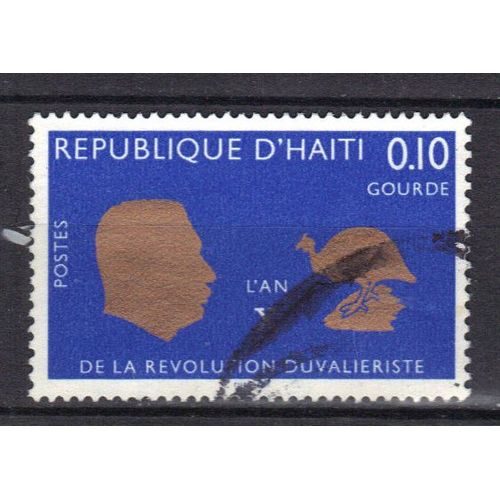 Haiti 1967 : 10è Anniversaire De La Révolution Duvaliériste - Timbre Oblitéré