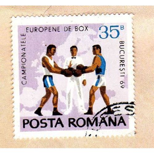 Timbre Posta Romana Roumanie Bucuresti Bucarest 1969