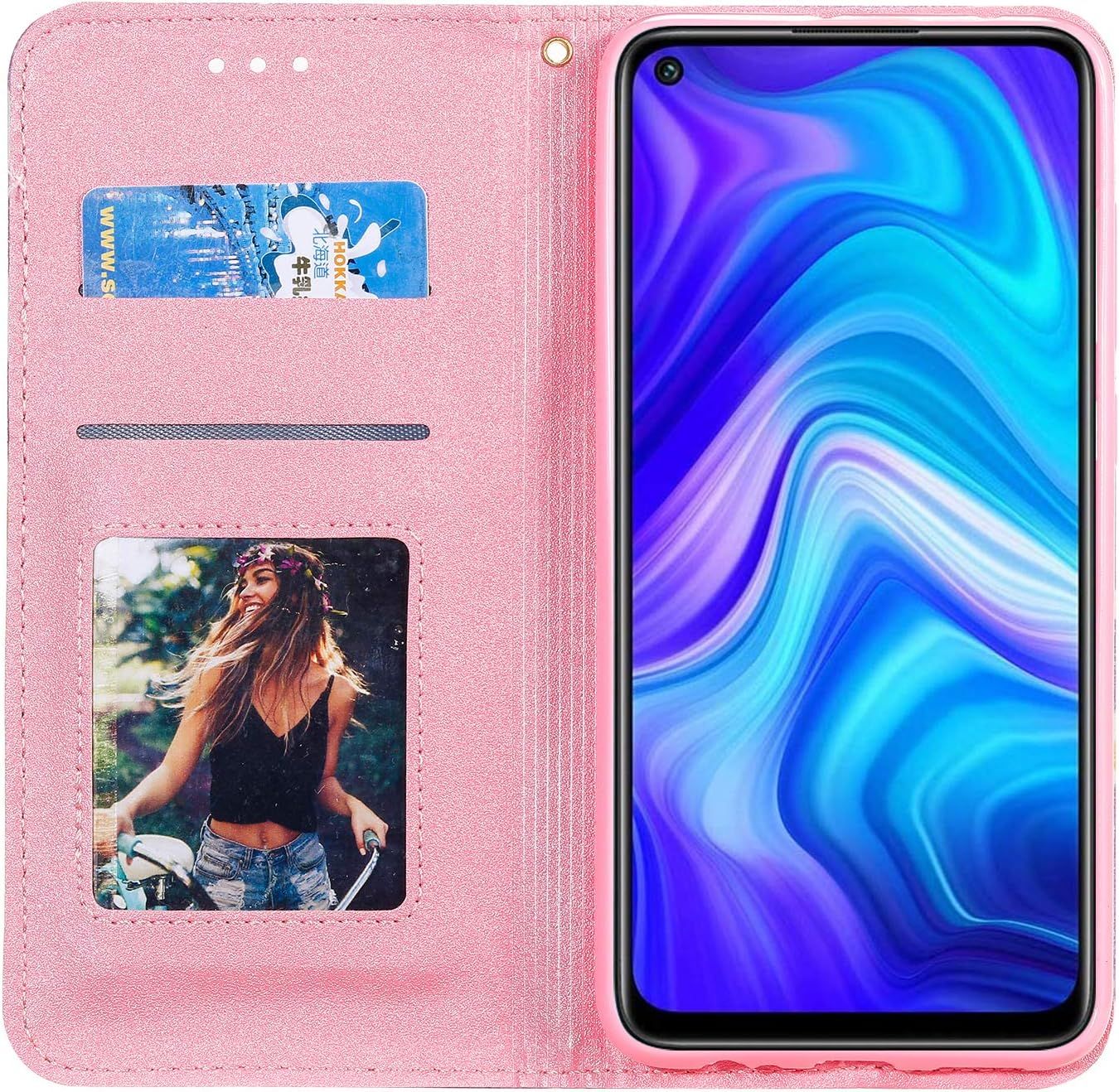 Coque Cuir Pour Xiaomi Redmi Note 9, Fleur De Marguerite Des... - 4