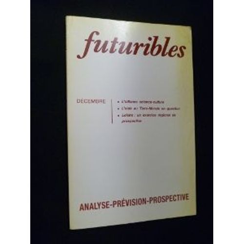 Futuribles, N° 138, Décembre 1989