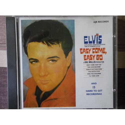 Elvis Presley     Easy Come , Easy Go  Cd
