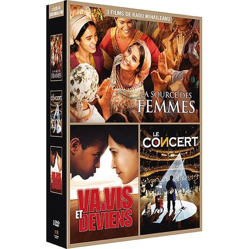 Coffret Radu Mihaileanu - La Source Des Femmes + Va, Vis Et Deviens + Le Concert - Pack