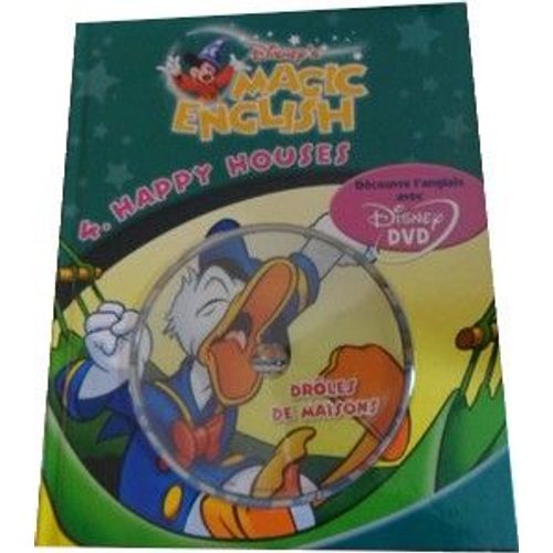 Livre Disney's Magic English Volume 4 Happy Houses + Dvd Découvre L'anglais