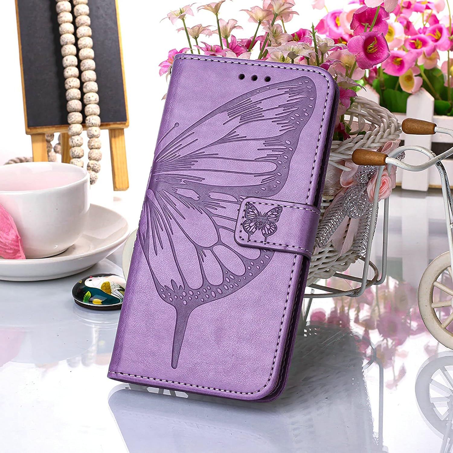 Coque Cuir Pour Samsung Galaxy A12 / M12 Etui A Rabat Motif ... - 4
