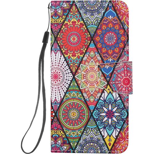 Coque Antichoc Cuir Pour Xiaomi Redmi Note 9t / Note 9 5g Etui A Rabat Motif Dessin Pour Filles Femmes, Portefeuille Housse Avec Case 360 Degres Silicone Protection Cover - Totem