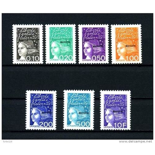 Mayotte 1999 - Y&t 62/68 (7 Valeurs) - Neuf**