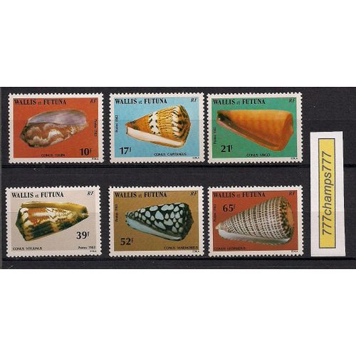 Wallis Et Futuna. 1983. Faune Marine. Coquillages. Y&t 306 À 311.