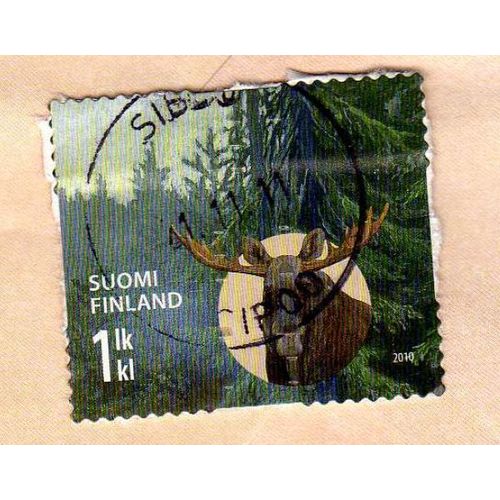 Timbre Suomi Finland Finlande En Braille 2010 Oblitéré