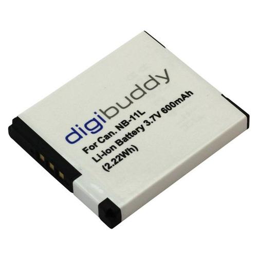 Batterie digibuddy® 600mAh NB-11L Canon Ixus 125 HS 240 HS PowerShot A2300 A2400 IS A3400 A4000 IS