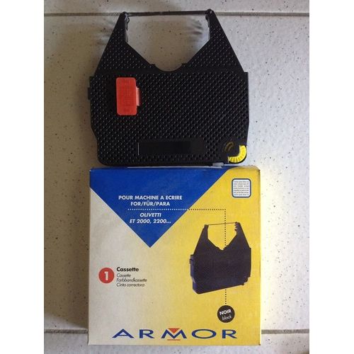 Ruban encreur noir Armor pour OLIVETTI ET 2000,2200... Ref : F65400