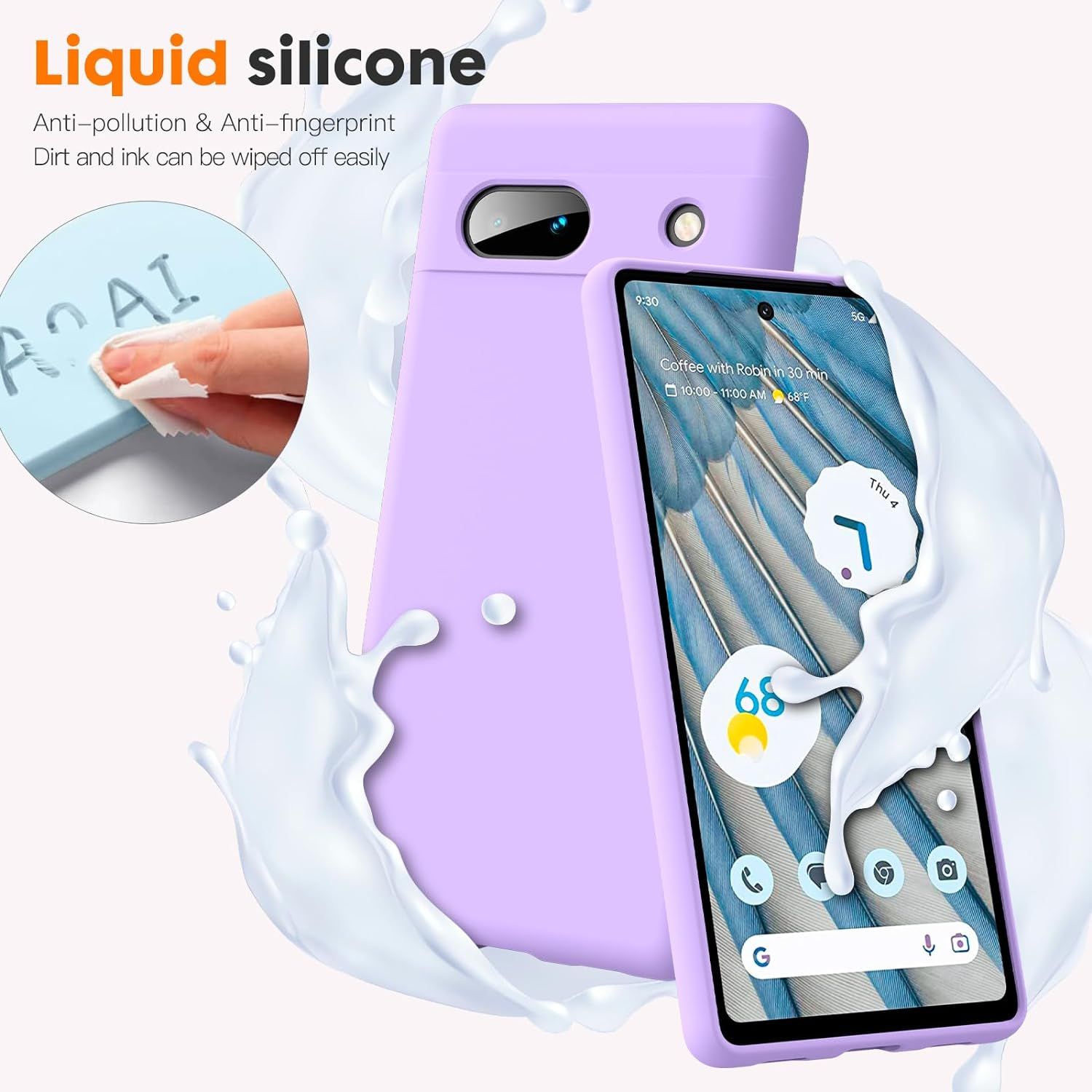 Coque Pour Google Pixel 7a Avec 2 Protecteurs D'ecran En Ver... - 2