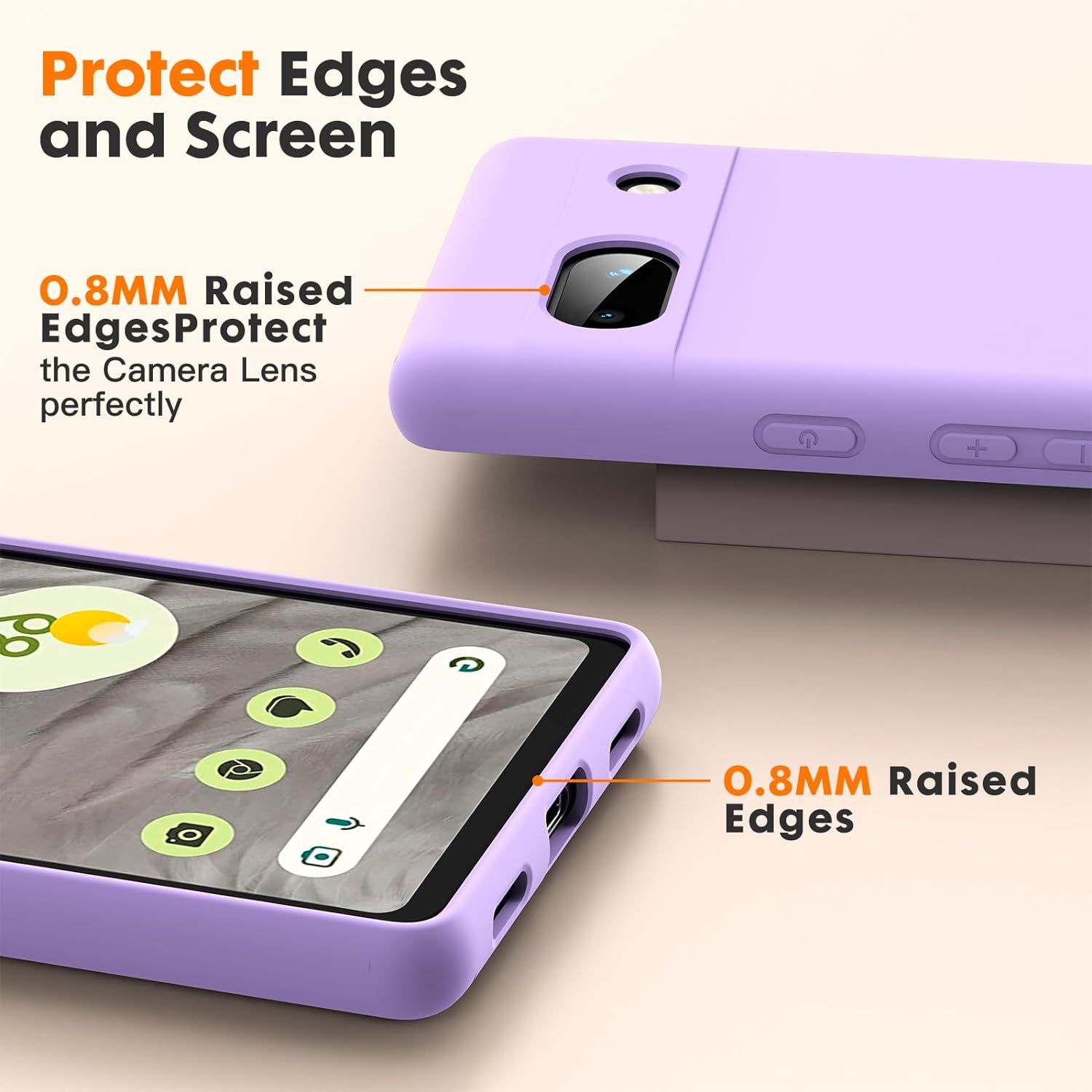 Coque Pour Google Pixel 7a Avec 2 Protecteurs D'ecran En Ver... - 4