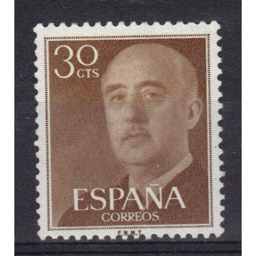 Espagne 1955 : Général Francisco Franco - Timbre Neuf *