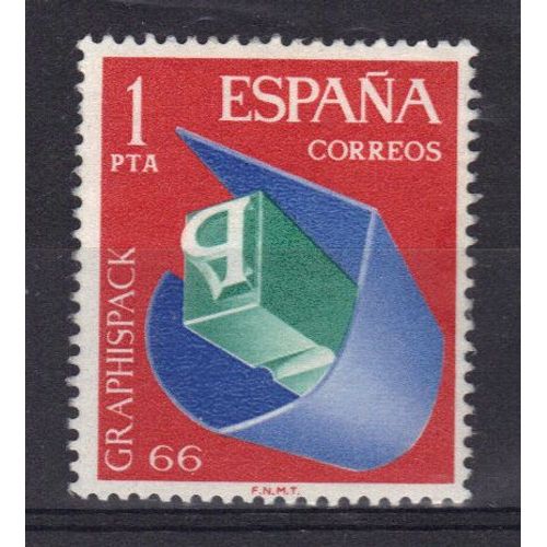 Espagne 1966 : Salon Des Arts Graphiques - Timbre Neuf *