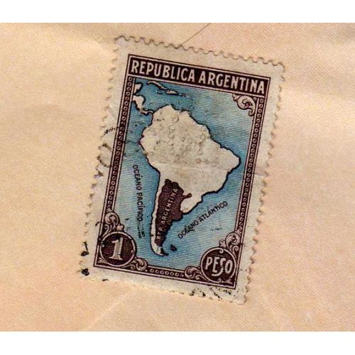 Timbre Argentina Argentine Oblitéré