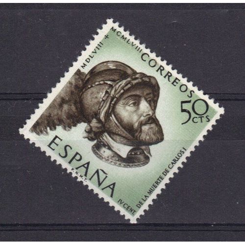 Espagne 1958 : 4è Centenaire De La Mort De Charles-Quint (1500-1558) - Timbre Neuf *