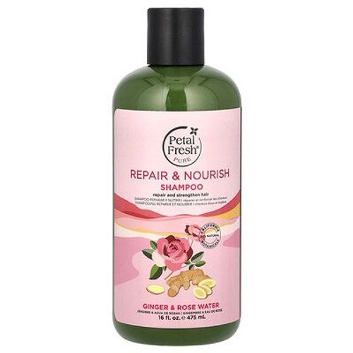 Petal Fresh Shampooing Pur, Réparateur Et Nourrissant, Eau De Gingembre Et De Rose, 475 Ml 
