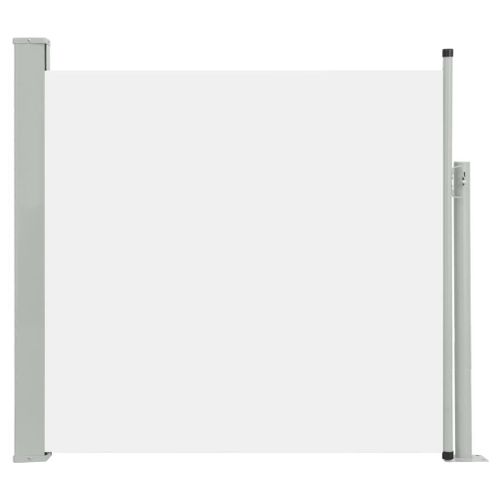 Auvent Paravent Store Brise-Vue Latéral Rétractable De Patio Jardin Terrasse Balcon Protection Visuelle Écran 170 X 300 Cm Crème Helloshop26 02_0007312