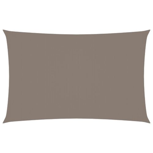 Voile Toile D'ombrage Parasol Tissu Oxford Rectangulaire 3 X 6 M Taupe Helloshop26 02_0009690