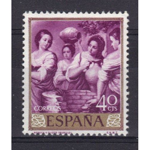 Espagne 1960 : Journée Du Timbre : Oeuvre De Murillo : Rebecca Et Eliezer - Timbre Neuf *