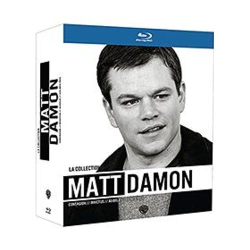 La Collection Matt Damon : Invictus + Au-Delà + Les Infiltrés + Contagion - Édition Limitée - Blu-Ray