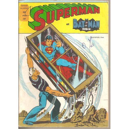 Superman Et Batman Et Robin N° 68 ( Août 1974 ) : " Batman : Feux-Croisés " + Superboy + Supergirl