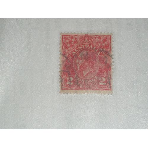 Australie , Timbre De 2 Pence , Autralia Postage