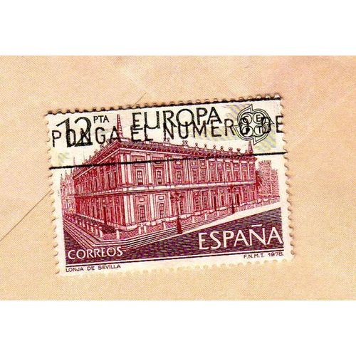 Timbre España Espagne Europa Lonja De Sevilla 1978