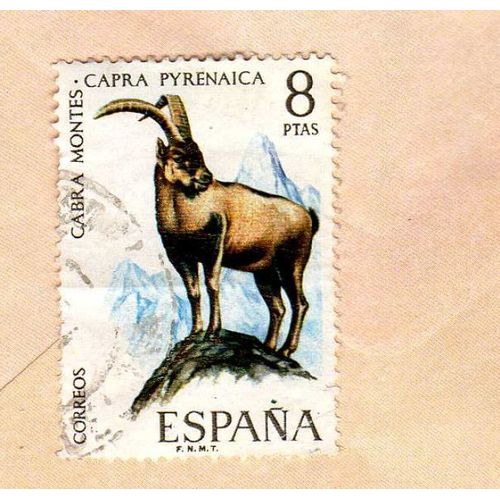 Timbre España Espagne Chèvre Des Montagnes Pyrénées
