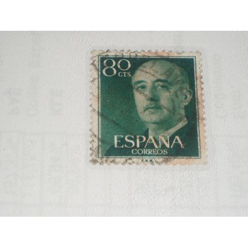 Espagne , Timbre De 80 Cts , Espana Correos