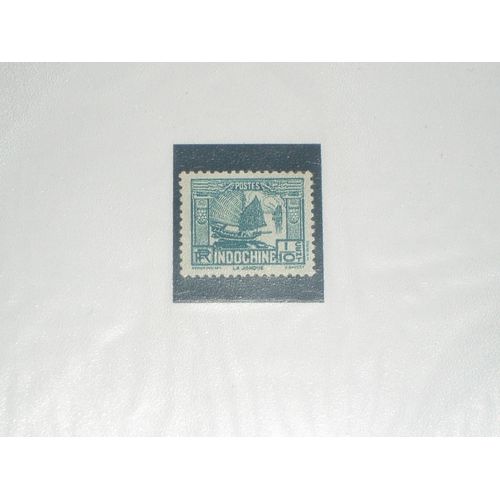 Indochine Française , Timbre De 1c , La Jonque
