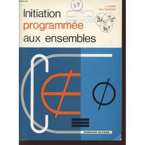 Initiation Programmee Aux Ensembles.