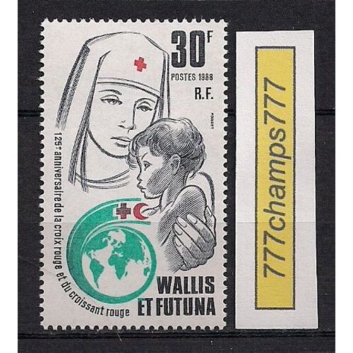 Wallis Et Futuna. 1988. 125 Ème Anniversaire De La Croix-Rouge Et Du Croissant Rouge. Y&t 377.