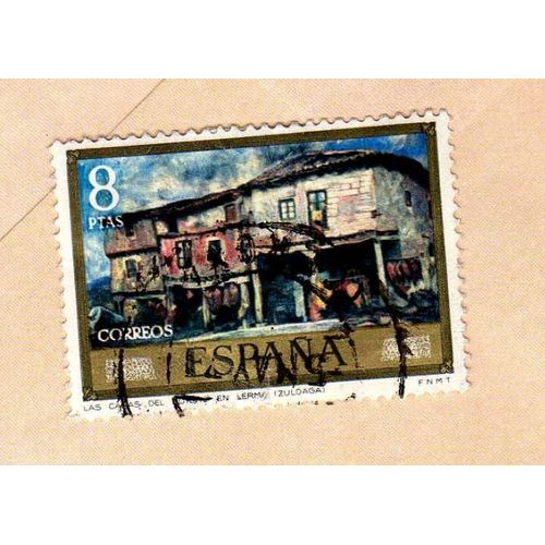 Timbre España Espagne La Maison Du Bottier Lerma Zuloaga Oblitéré