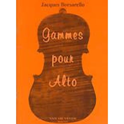 Borsarello Gammes Pour Alto