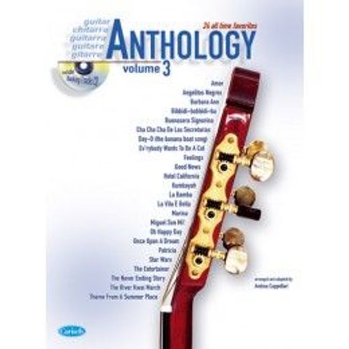 Cappellari Anthology Guitar Volume 3 + Cd