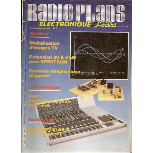 Radio Plane  N° 454 : Digitalisation D'images Tv