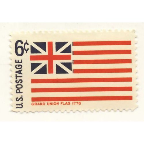 Timbre U S A,  Grand Union Flag 1776, U S Postage 6 Cents, Non Oblitéré