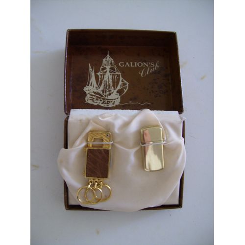 Coffret Porte-Clés / Briquet "Galion Club