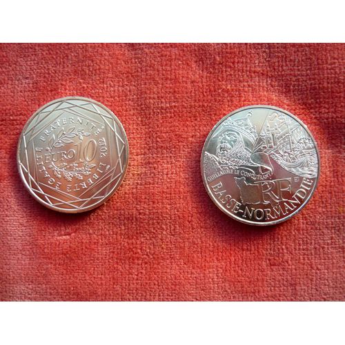 Pièce De 10¿ En Argent De 2012  Région Basse Normandie