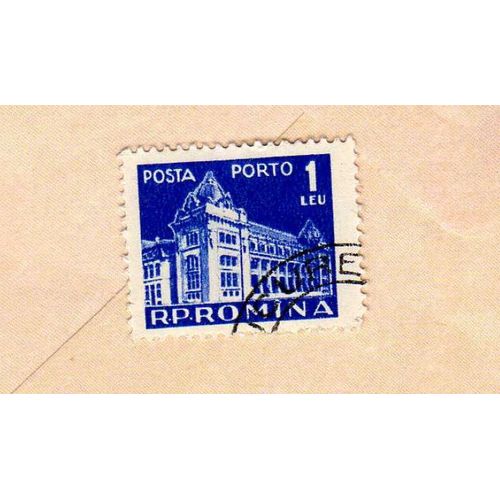 Timbre R P Romania Roumanie Posta Porto