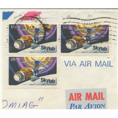 Timbre U S A, Skylab, 10 Cents Oblitéré (3 Timbres)